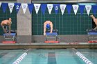 Swim vs Bentley  Wheaton College Swimming & Diving vs Bentley University. - Photo by Keith Nordstrom : Wheaton, Swimming & Diving